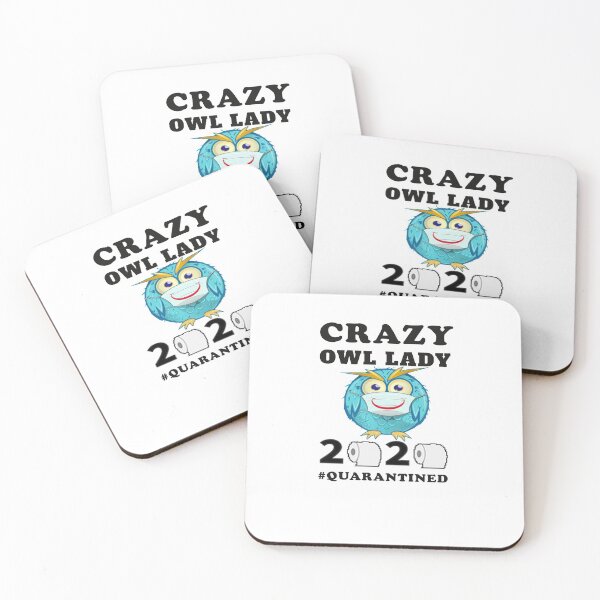 Item preview, Crazy Owl Lady 2020 QUARANTINED T-Shirt designed and sold by bestdesigns2020.