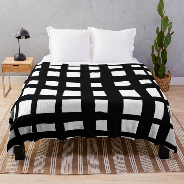 Item preview, Black and White Grid Pattern - Handmade designed and sold by cadinera.