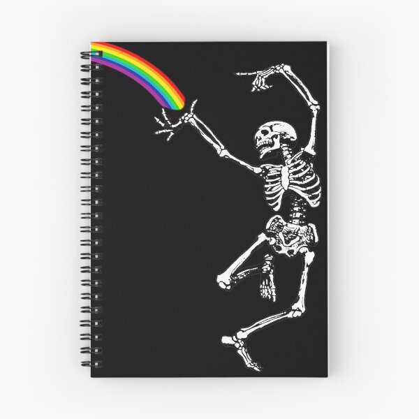 Item preview, Gay pride dancing skeleton designed and sold by albsbubble.