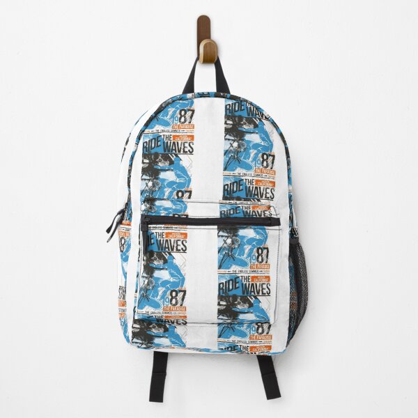 Surfing illustration ride waves Backpack