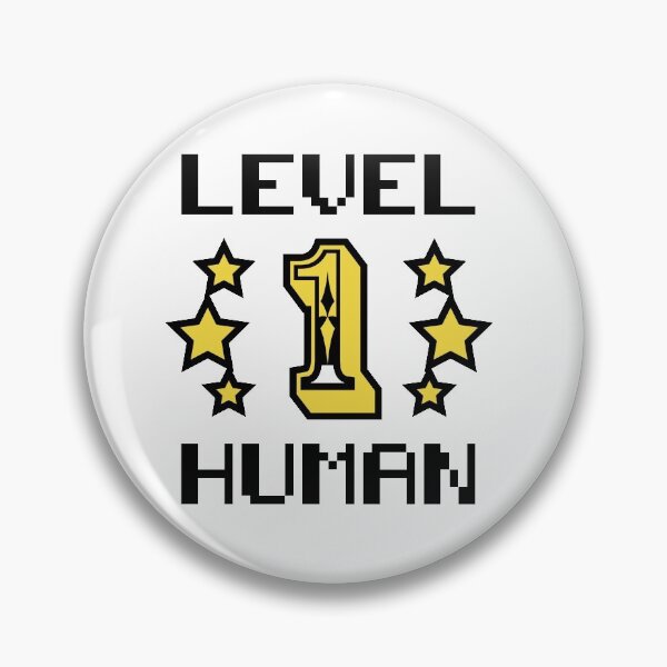 Item preview, Level 1  Human , 8bit Retro games Style For Babies designed and sold by youneszahrane.