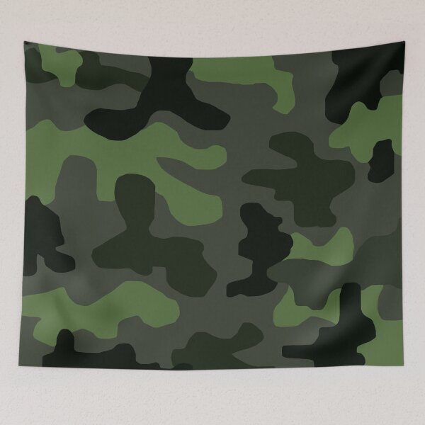 Item preview, Grey, dark green camouflage no.14 print. designed and sold by Cipher2.