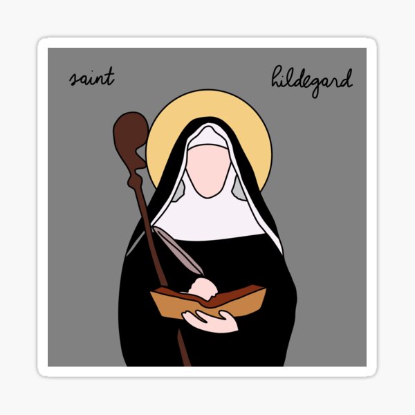 Vista previa del artículo con la obra «Saint Hildegard», diseñado y vendido por KMumey Designs.