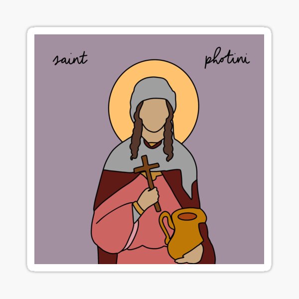 Saint Photini Sticker