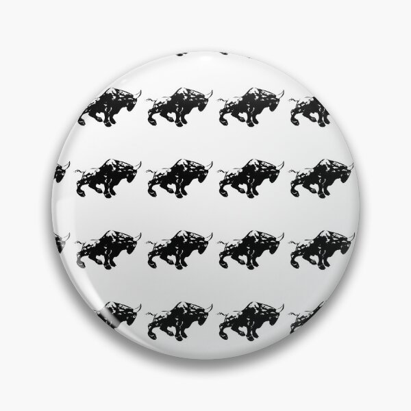 Aperçu de l'œuvre Motif à l'encre noire du Taureau créée et vendue par funktiger.