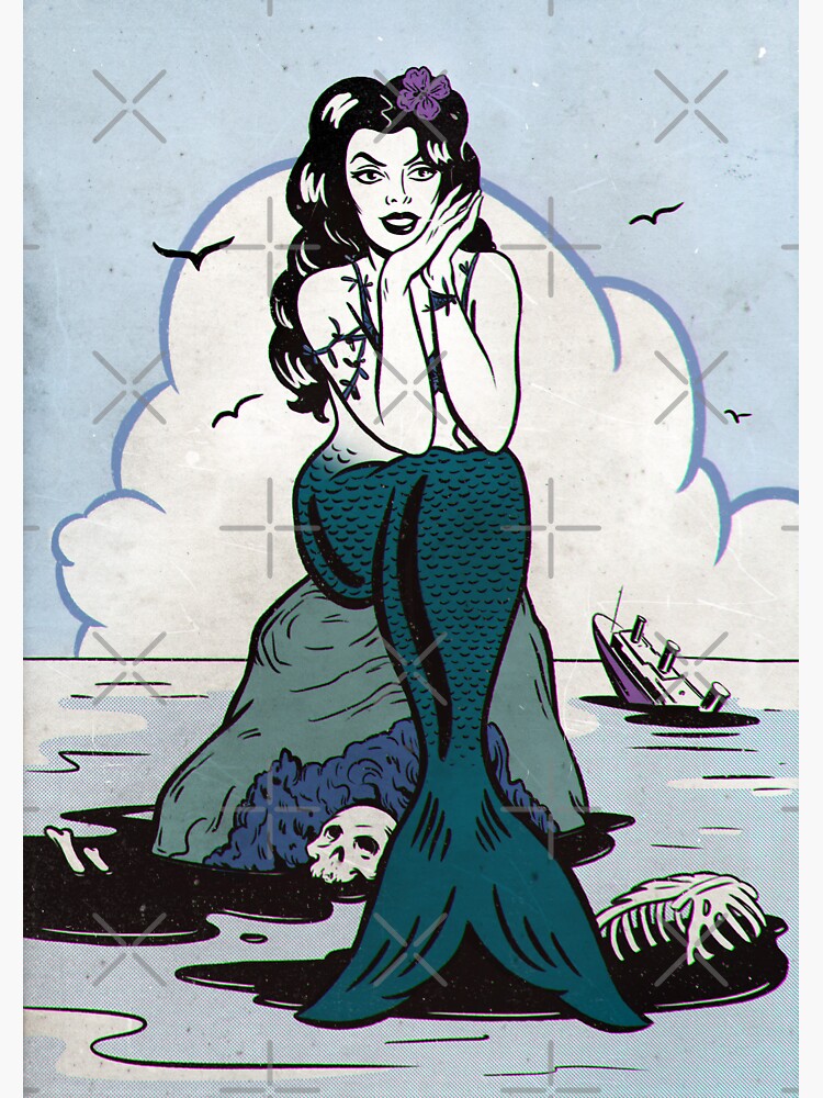 Evil Mermaid Sticker