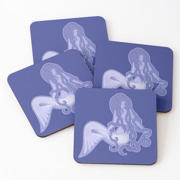 Item preview, Sitting Mermaid Blue designed and sold by sifis.