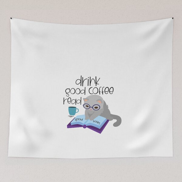 Item preview, Drink Good Coffee Read Good Books designed and sold by seagullz.