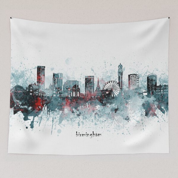 Item preview, birmingham skyline designed and sold by BekimART2.