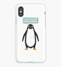 Penguin: Im Fucking Freezing - Iphone Case iPhone Case