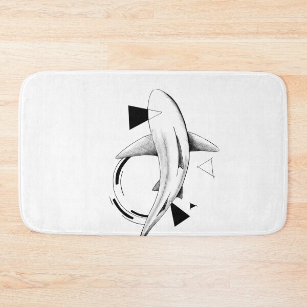 Item preview, Geometirc shark sketch designed and sold by Inky-soil.