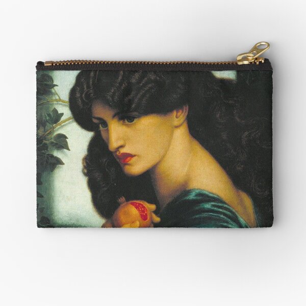 Dante Gabriel Rossetti - Proserpine Zipper Pouch