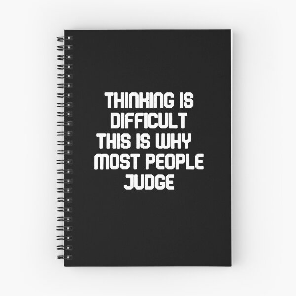 Item preview, Slogan Shirt/  Quote shirt / saying Shirt/ original shirt / Think is Difficult this is why People Judge shirt designed and sold by Reda92i.