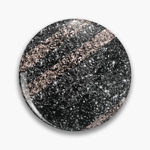Item preview, Rose Gold Black Glam Stripes #1 (Photo of Glitter Only - Not Reflective) designed and sold by Anita's & Bella's Art.