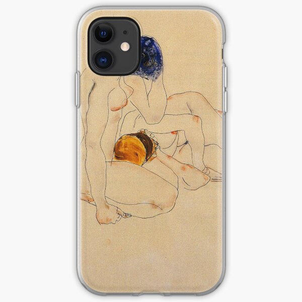 Egon Schiele - Two Friends 1912 iPhone Soft Case