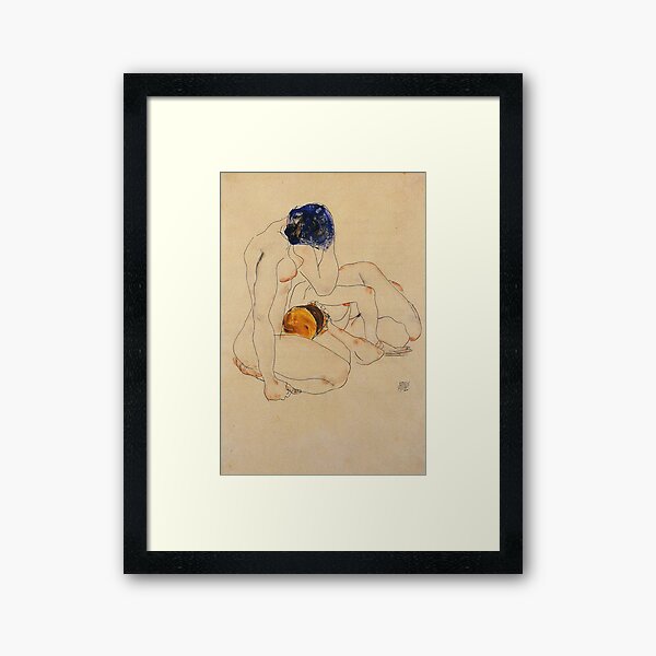 Item preview, Egon Schiele - Two Friends 1912 designed and sold by artcenter.