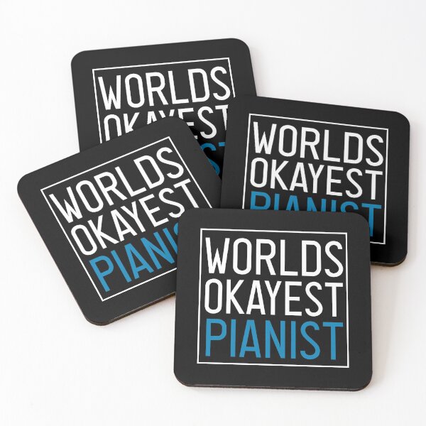 Item preview, worlds okayest pianist: Piano, Pianist , Piano Lover, Piano Musician, Piano Instructor, Piano Teacher Gift, Piano Gift, funny gift for pianist designed and sold by Chamssou.