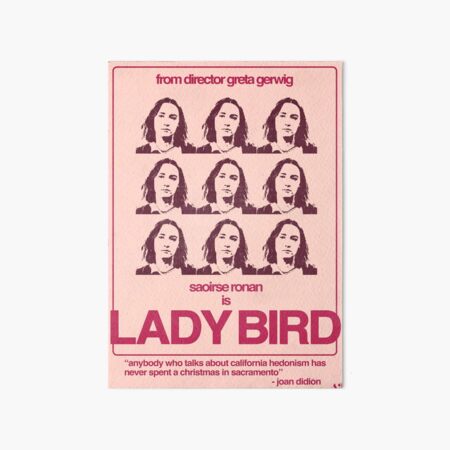 Lady Bird Poster Art Board Print