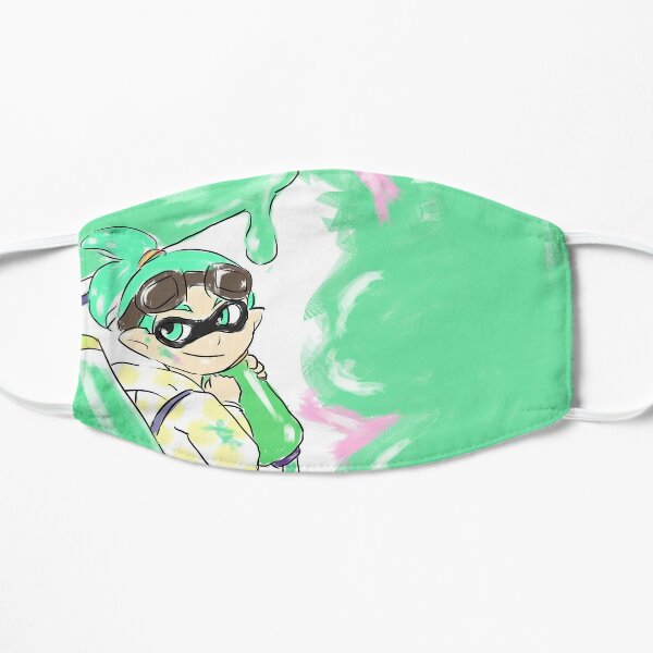 Squid Boy Face Masks Redbubble - splatoon green squid kid roblox roblox meme on meme