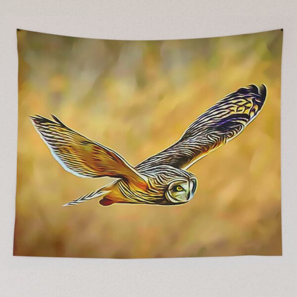 Item preview, Horned Owl Hunting designed and sold by Sunleil.