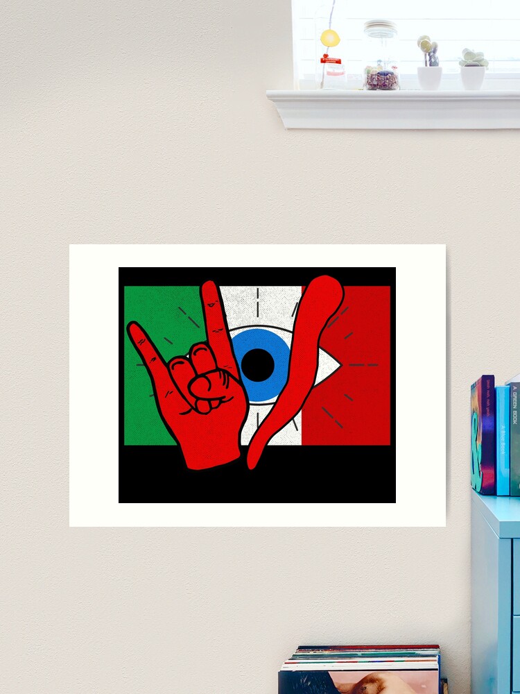 Italian Evil Eye Protection il Malocchio Maloik Malocchio Italy Art Print  for Sale by Rosemarie Guieb Designs