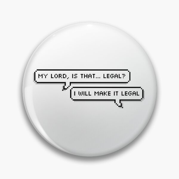 Item preview, Is that Legal? Pixel Speech Bubble designed and sold by Lemon  Merch.