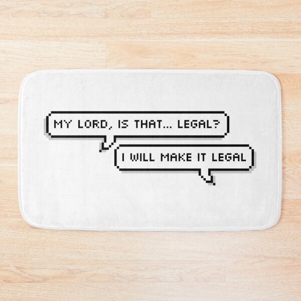 Item preview, Is that Legal? Pixel Speech Bubble designed and sold by Lemon  Merch.