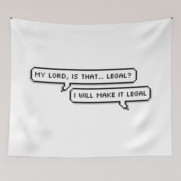 Item preview, Is that Legal? Pixel Speech Bubble designed and sold by Lemon  Merch.