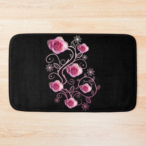 Item preview,  love the flowers & nature! The pink rose with floral ornaments is ideal as a birthday present designed and sold by rhnaturestyles.