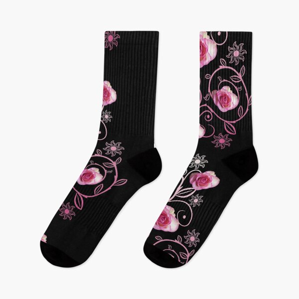 Item preview,  love the flowers & nature! The pink rose with floral ornaments is ideal as a birthday present designed and sold by rhnaturestyles.
