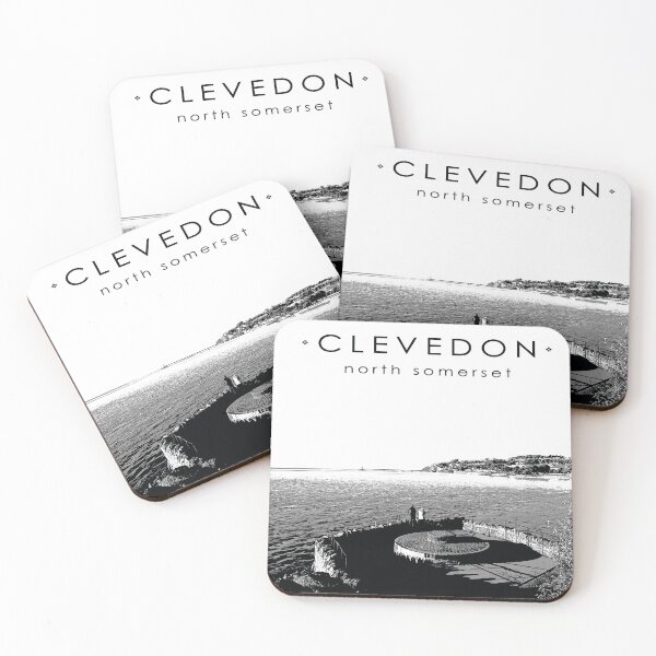 Item preview, Clevedon from Marine Lake, North Somerset designed and sold by CloneDigitalArt.