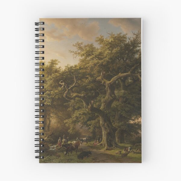 Item preview, Barend Cornelis Koekkoek - Forest Scene, 1848 designed and sold by artcenter.