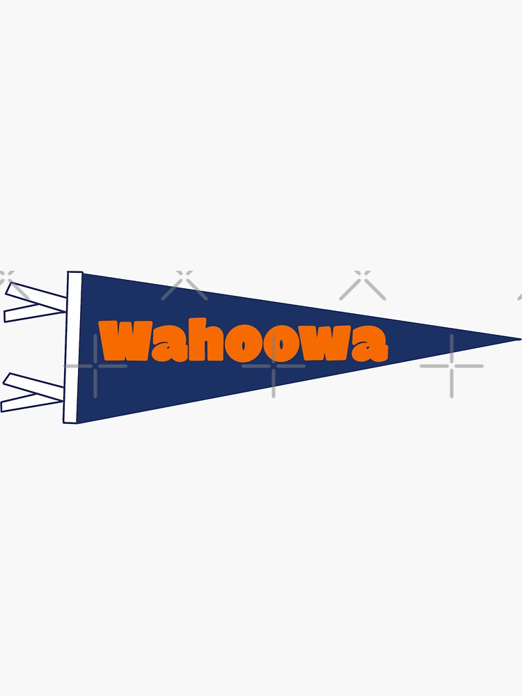 "UVA Pennant" Sticker for Sale by maddieglo9 Redbubble