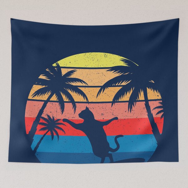 Item preview, cat surf gifts cute cat surfing summer  designed and sold by ELmezz.