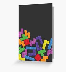 Tetris Error Greeting Card