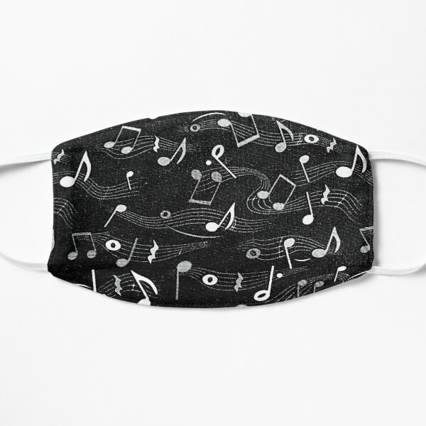 Musical Notes Flat Mask