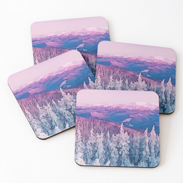 Item preview, Snowy forest style B  designed and sold by Golden Goat King.