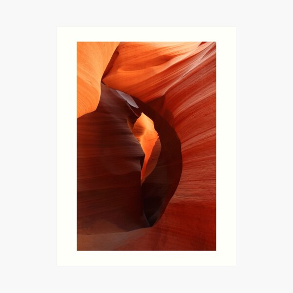Colour Rock Study in Antelope Canyon Art Print