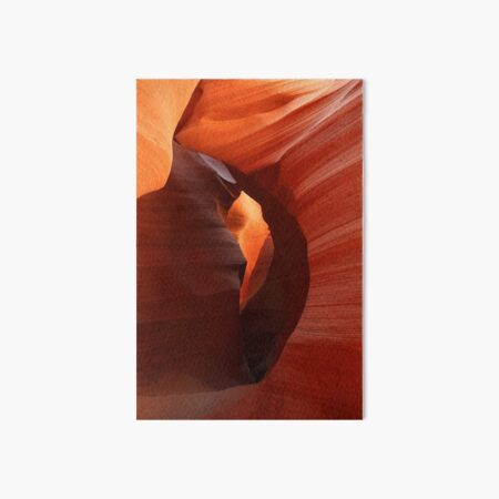 Colour Rock Study in Antelope Canyon Art Board Print