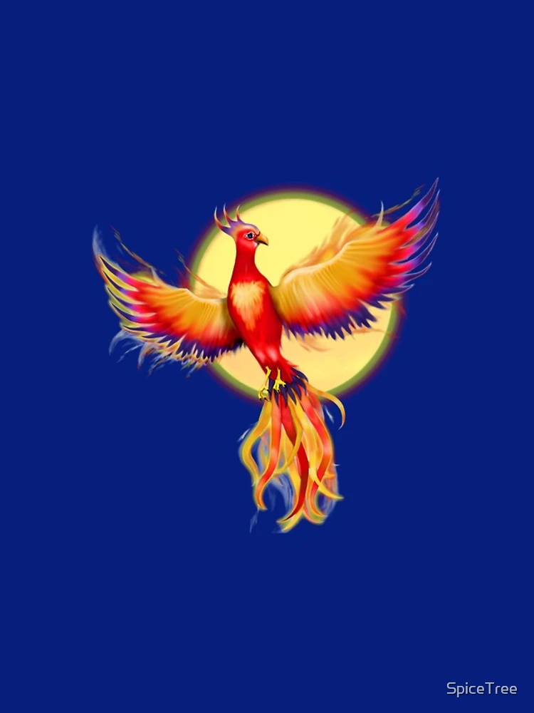Thumbnail 4 of 4, iPhone Case, Phoenix Rising designed and sold by SpiceTree.
