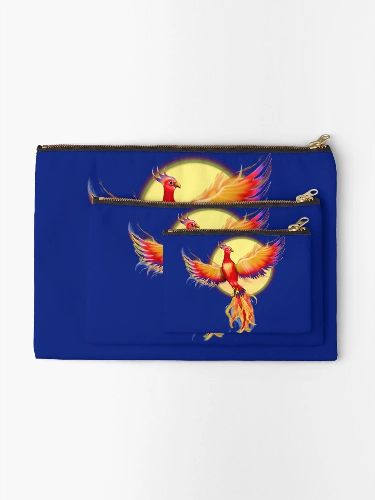 Thumbnail 2 of 4, Zipper Pouch, Phoenix Rising designed and sold by SpiceTree.