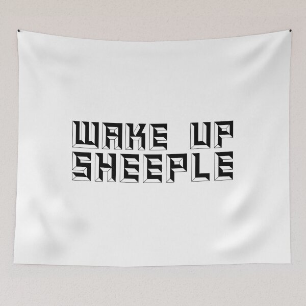 Item preview, Wake Up Sheeple - Funny Political Social Gift designed and sold by phassystore.
