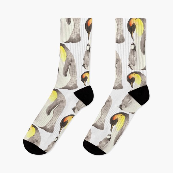 Item preview, A penguin with his baby penguin, white designed and sold by Sonderblume.