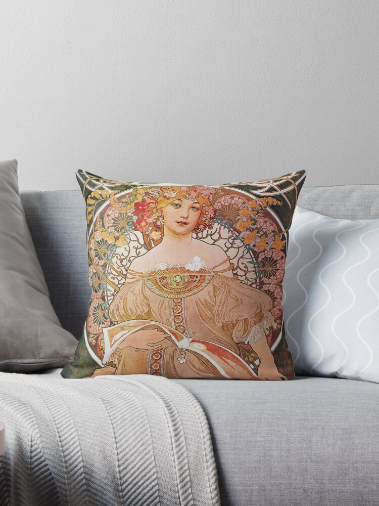 Alphonse shop mucha pillows