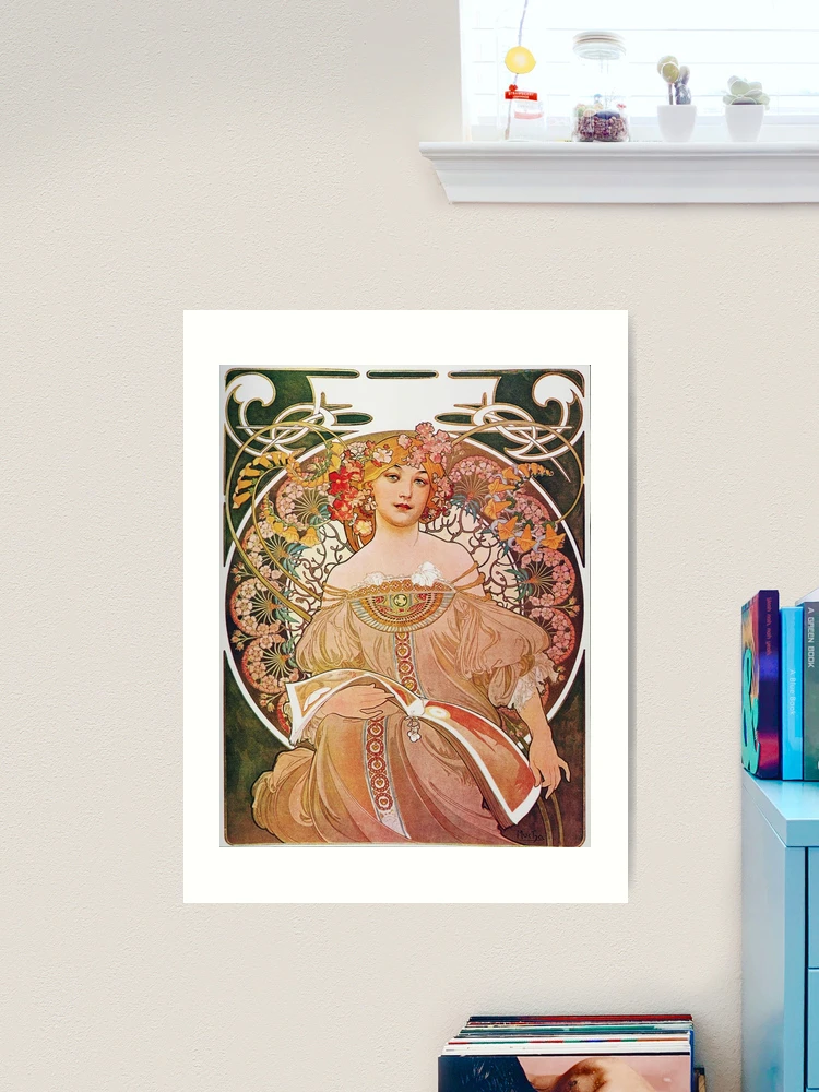 Absinthe by Alphonse Mucha Puzzle #6696 - Wooden Jigsaw