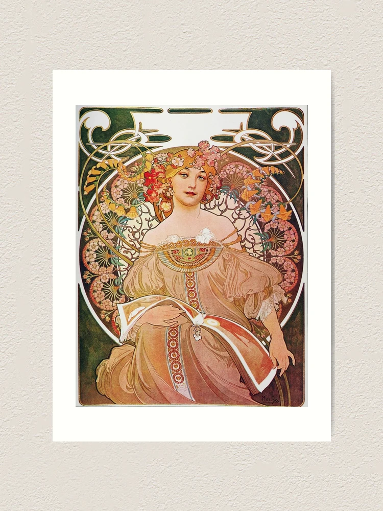 Absinthe by Alphonse Mucha Puzzle #6696 - Wooden Jigsaw