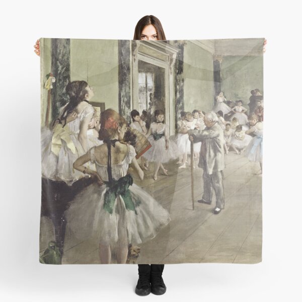 Edgar Degas - The Ballet Class (1871 - 1874) Scarf