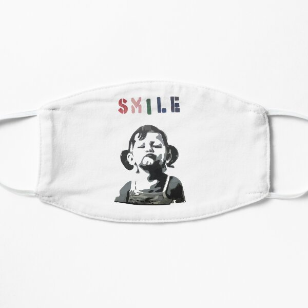 BANKSY Smile Masque sans plis