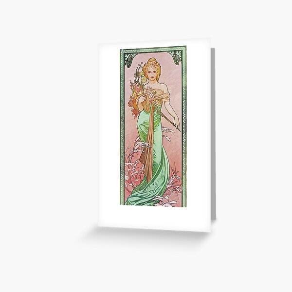 Item preview, Alphonse Mucha - Spring  designed and sold by artcenter.