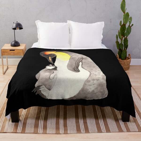 Item preview, A penguin with his baby penguin, black designed and sold by Sonderblume.